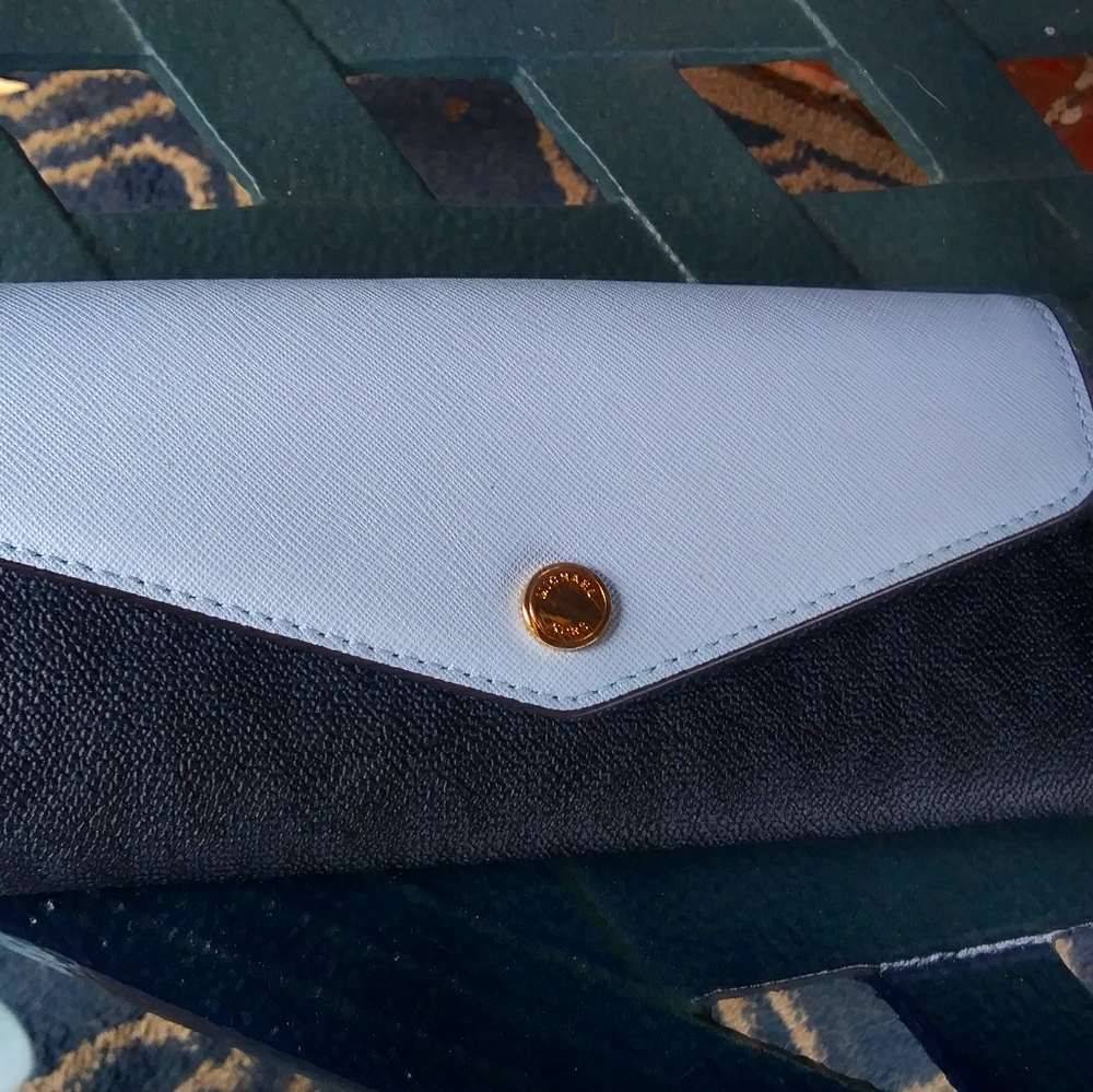 Michael Kors Navy leather Continental wallet